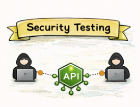 API security testing showing authentication and vulnerability checks